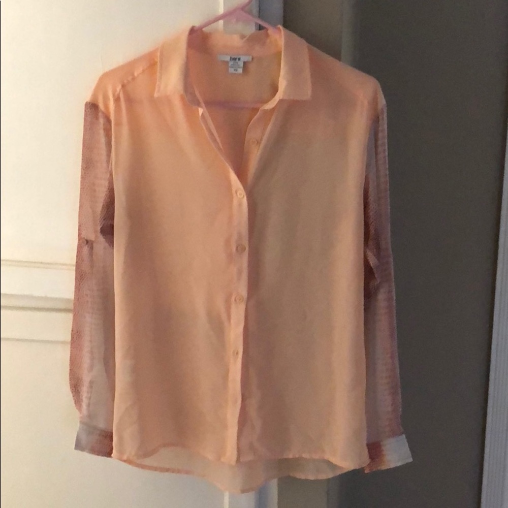 Bar III sheer blouse